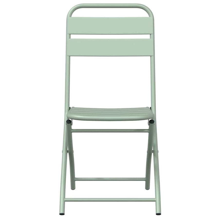 Tuin Opvouwbare Stoel 2 pcs Licht muntgroen 42 x 52 x 82 cm