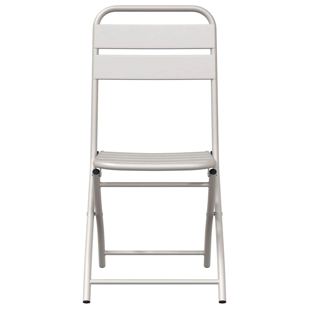 Tuin Opvouwbare Stoel 2 pcs Beige 42 x 52 x 82 cm