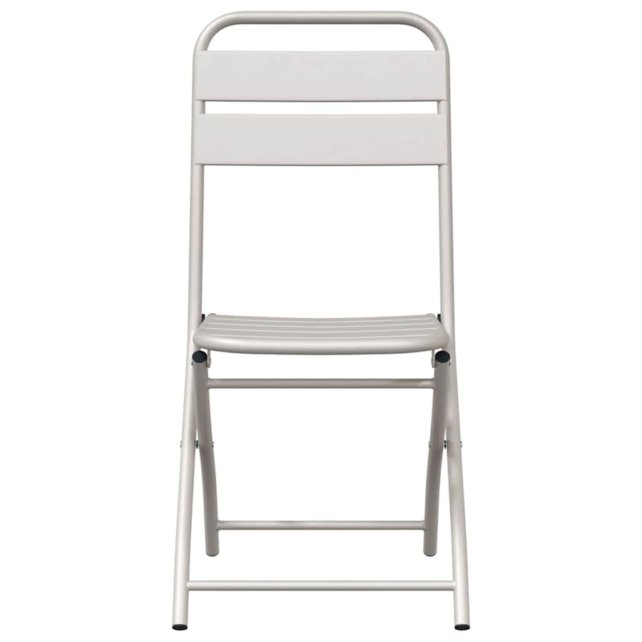 Tuin Opvouwbare Stoel 2 pcs Beige 42 x 52 x 82 cm