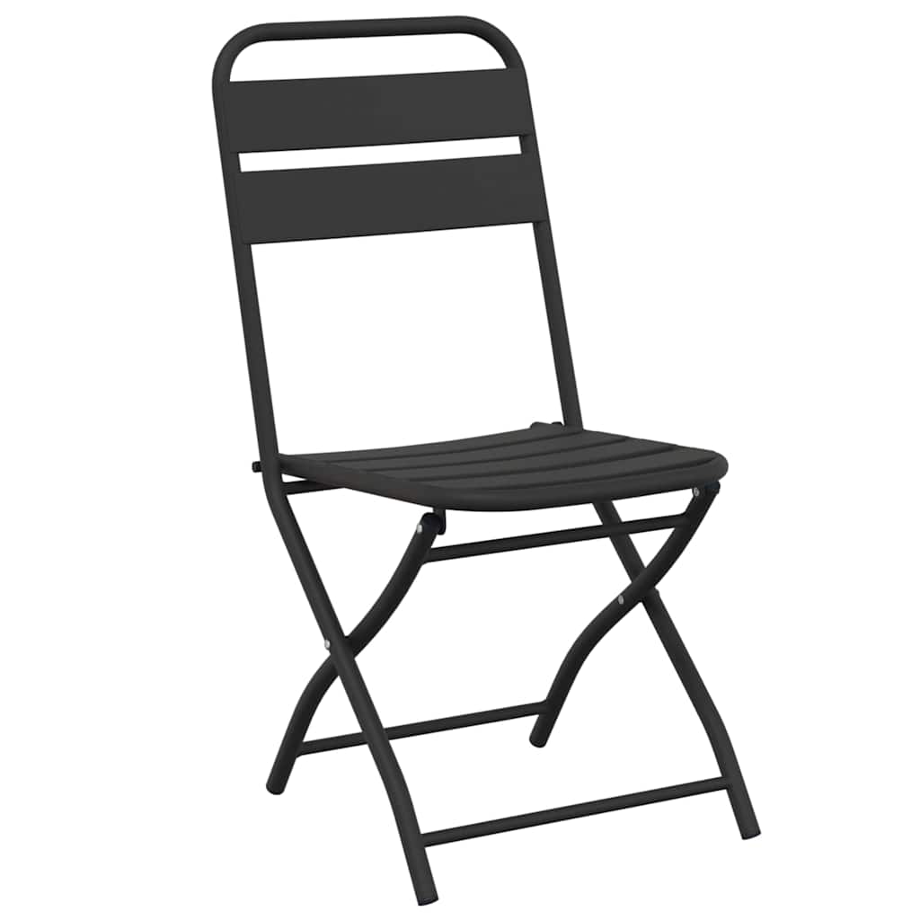 Tuin Opvouwbare Stoel 2 pcs Antraciet 42 x 52 x 82 cm