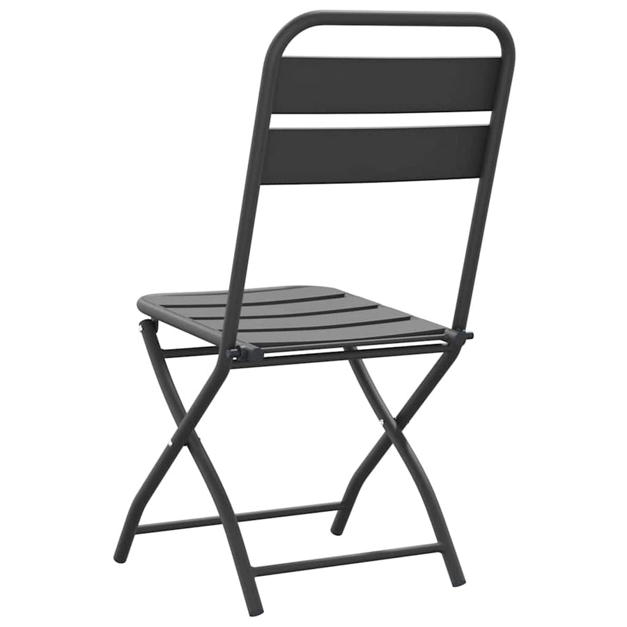 Tuin Opvouwbare Stoel 2 pcs Antraciet 42 x 52 x 82 cm