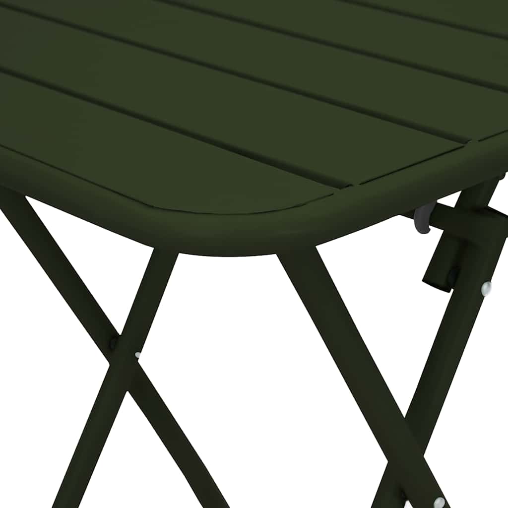 Bistrotafel Donkergroen 55 x 55 x 72,5 cm Poedercoating staal