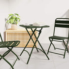 Bistrotafel Donkergroen 55 x 55 x 72,5 cm Poedercoating staal
