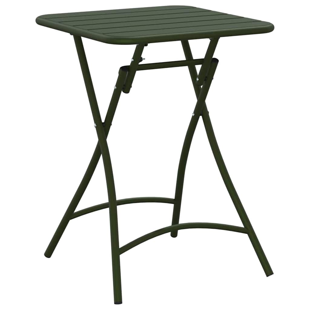 Bistrotafel Donkergroen 55 x 55 x 72,5 cm Poedercoating staal