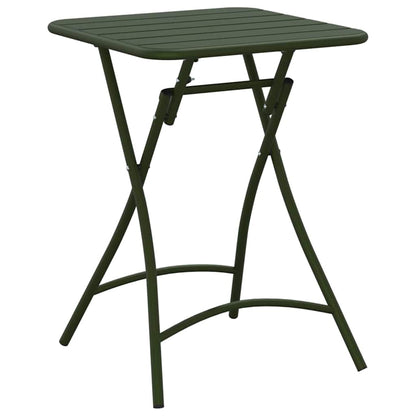 Bistrotafel Donkergroen 55 x 55 x 72,5 cm Poedercoating staal