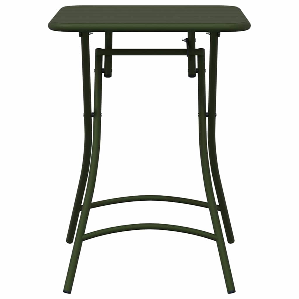 Bistrotafel Donkergroen 55 x 55 x 72,5 cm Poedercoating staal