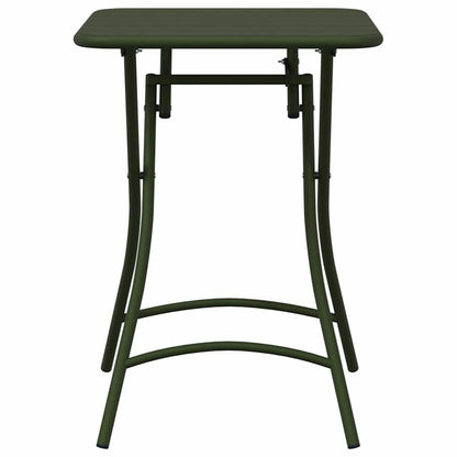 Bistrotafel Donkergroen 55 x 55 x 72,5 cm Poedercoating staal