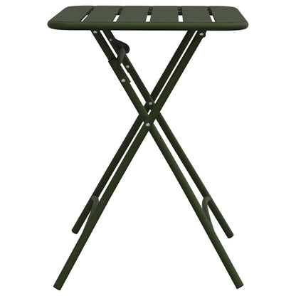Bistrotafel Donkergroen 55 x 55 x 72,5 cm Poedercoating staal