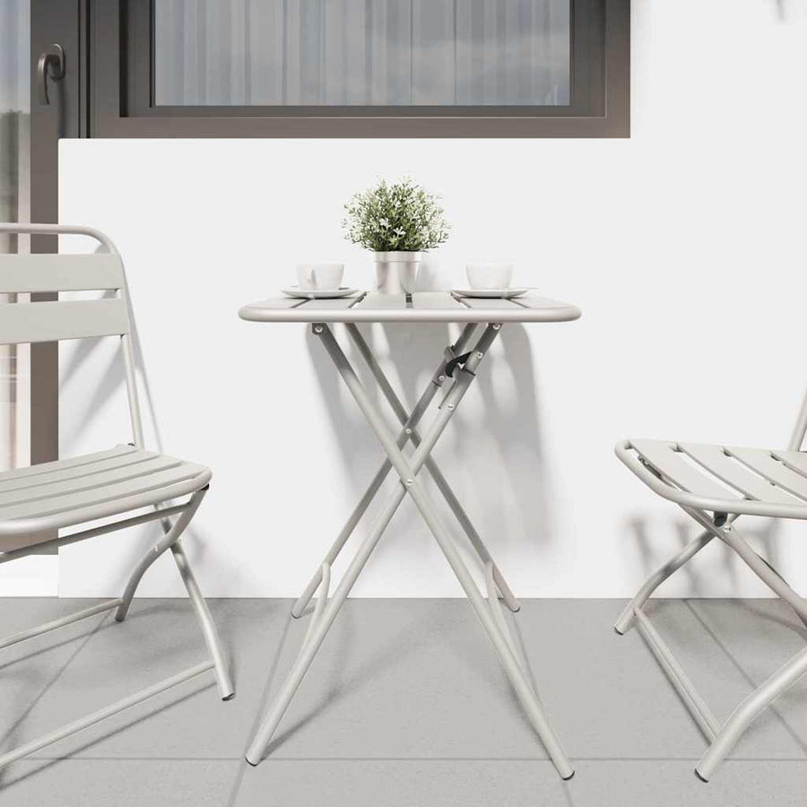 Bistrotafel Beige 55 x 55 x 72,5 cm Poedercoating staal
