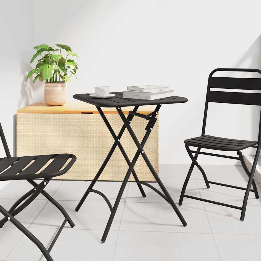 Bistrotafel Antraciet 55 x 55 x 72,5 cm Poedercoating staal