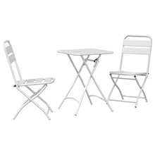Bistroset 3 pcs Wit Staal