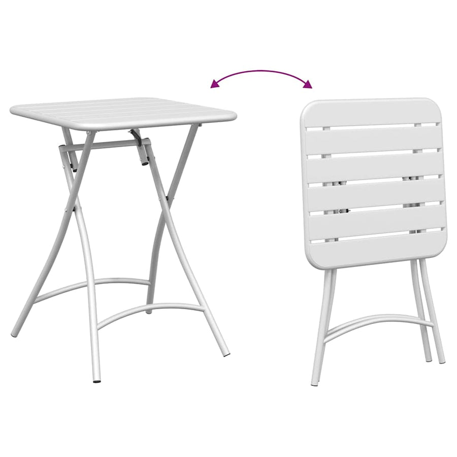 Bistroset 3 pcs Wit Staal