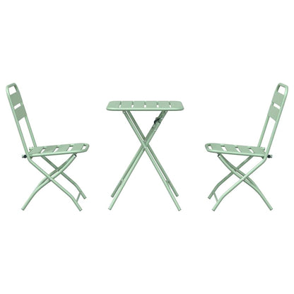 Bistroset 3 pcs Groen Staal