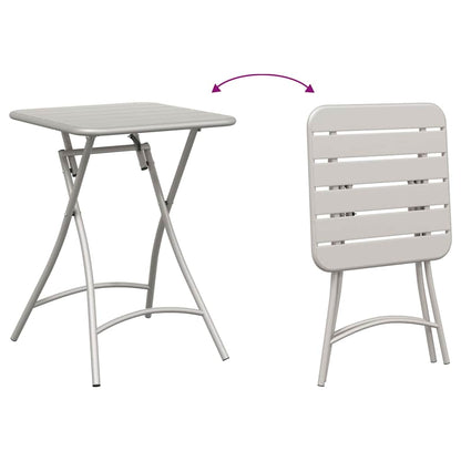 Bistroset 3 pcs Beige Staal