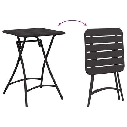 Bistroset 3 pcs Antraciet Staal