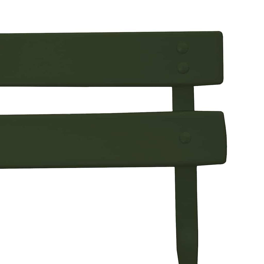 Tuin Opvouwbare Stoel 2 pcs Groen 42 x 46 x 82cm Metaal