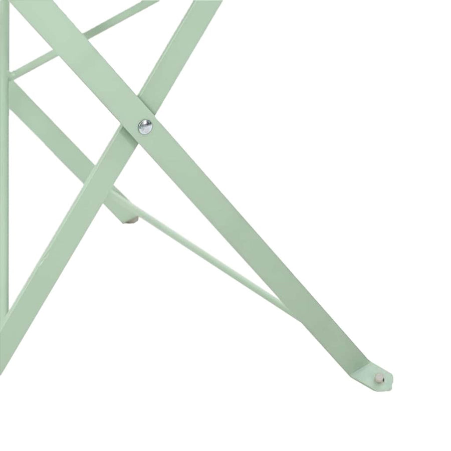 Tuin Opvouwbare Stoel 2 pcs Licht muntgroen 42 x 46 x 82cm