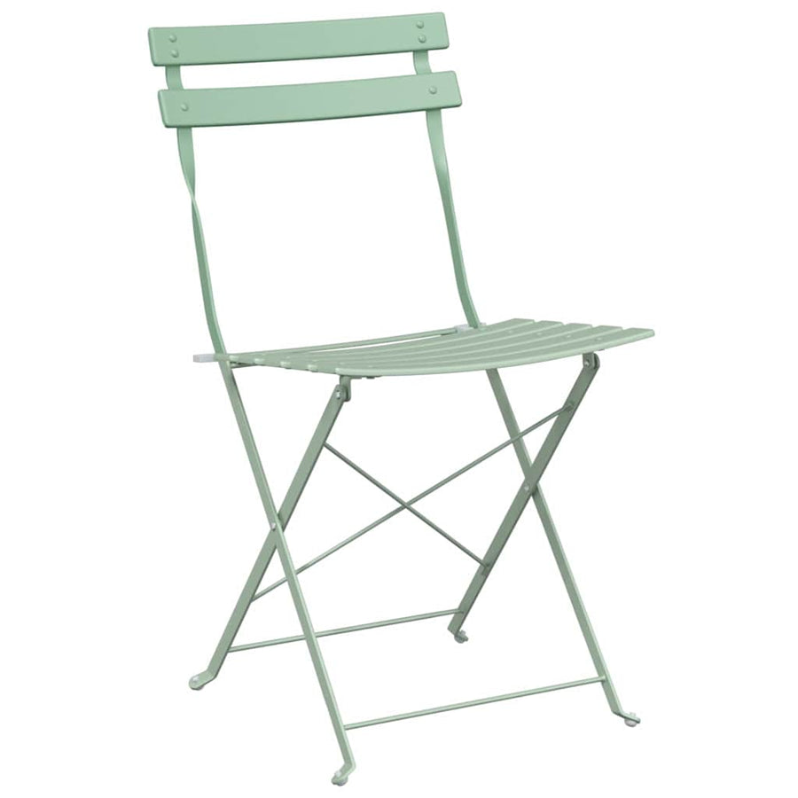 Tuin Opvouwbare Stoel 2 pcs Licht muntgroen 42 x 46 x 82cm