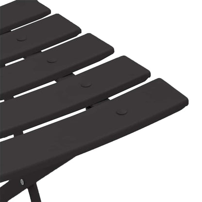 Tuin Opvouwbare Stoel 2 pcs Antraciet 42 x 46 x 82cm Metaal