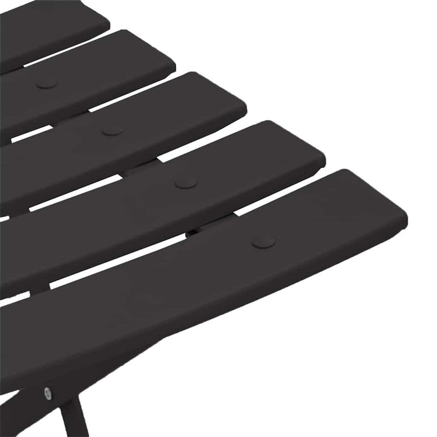 Tuin Opvouwbare Stoel 2 pcs Antraciet 42 x 46 x 82cm Metaal