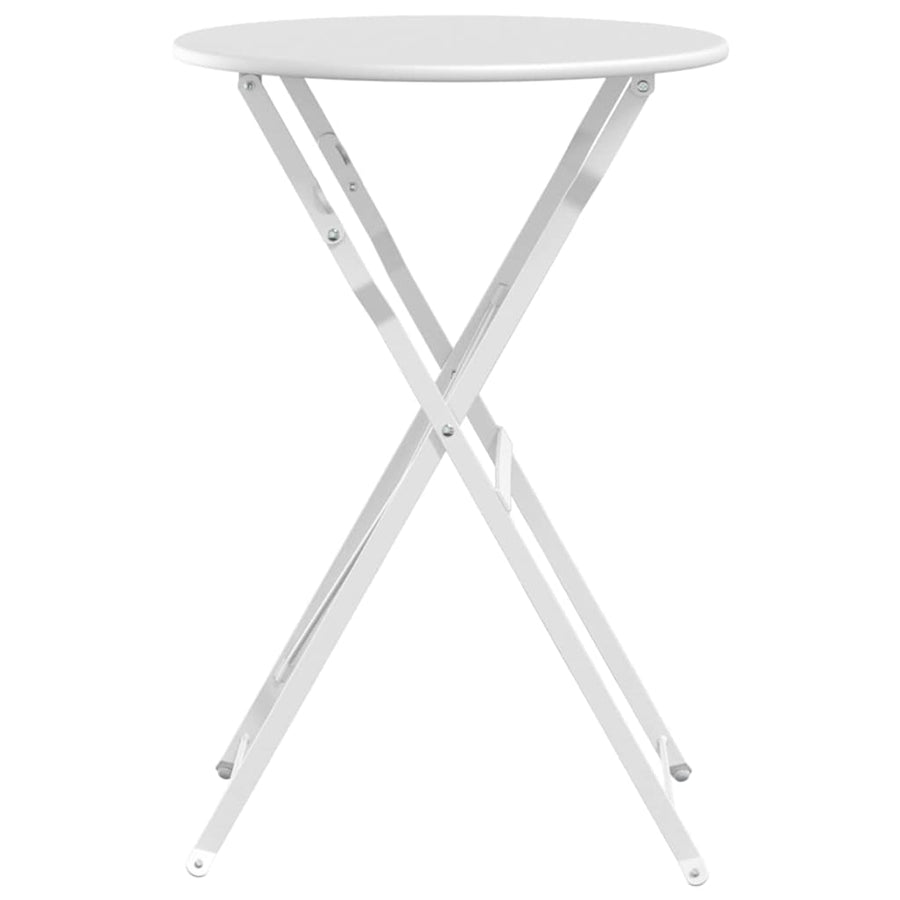 Bistrotafel Wit Ø 50 x 71 cm Poedercoating staal