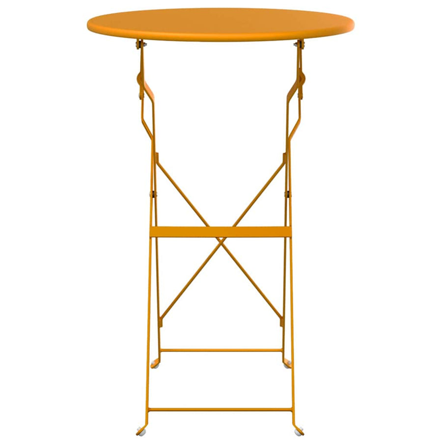 Bistrotafel Mosterdgeel Ø 50 x 71 cm Poedercoating staal