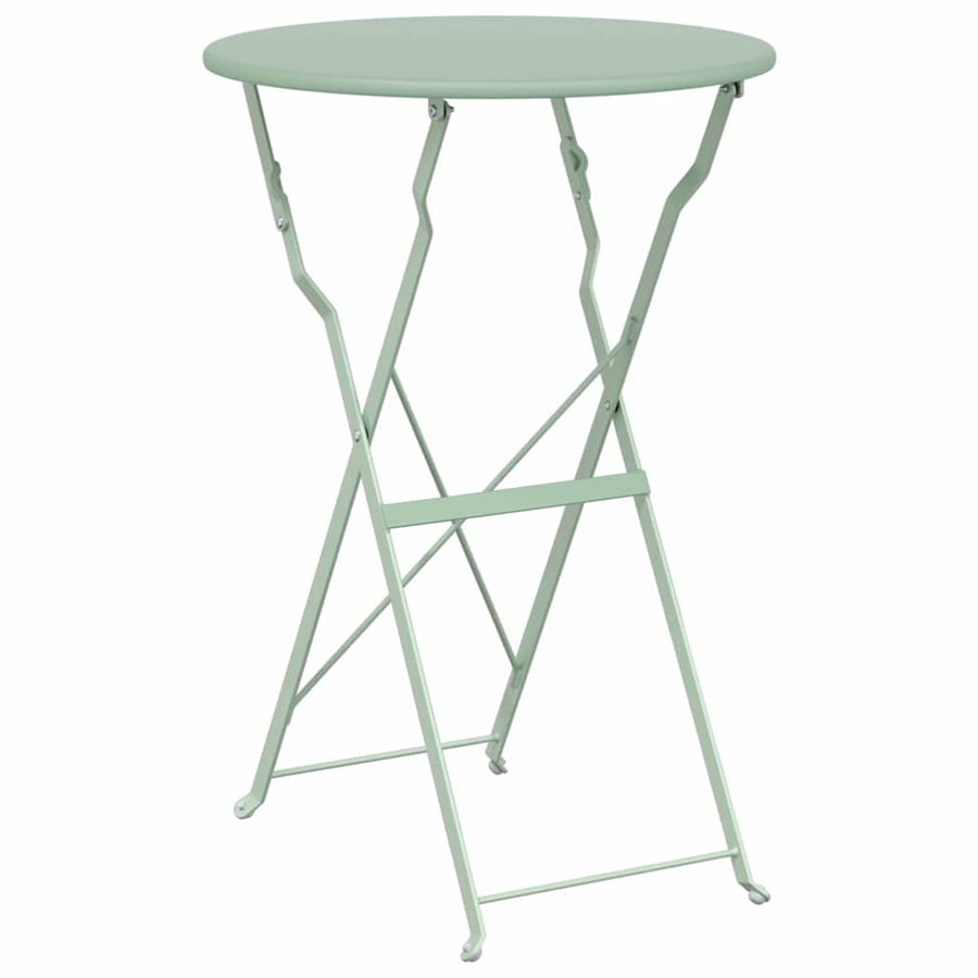 Bistrotafel Licht muntgroen Ø 50 x 71 cm Poedercoating staal