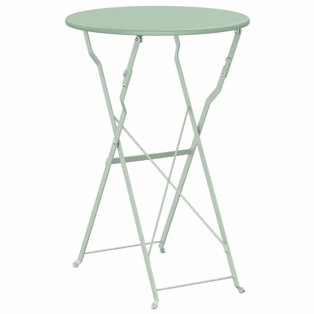 Bistrotafel Licht muntgroen Ø 50 x 71 cm Poedercoating staal
