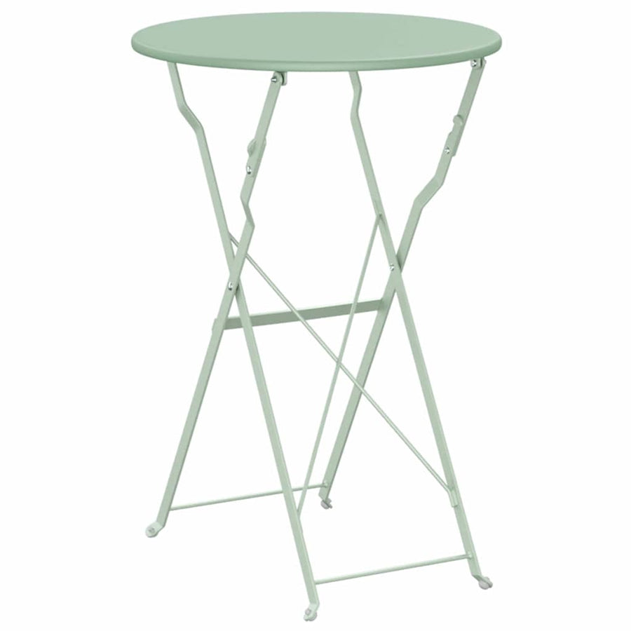 Bistrotafel Licht muntgroen Ø 50 x 71 cm Poedercoating staal