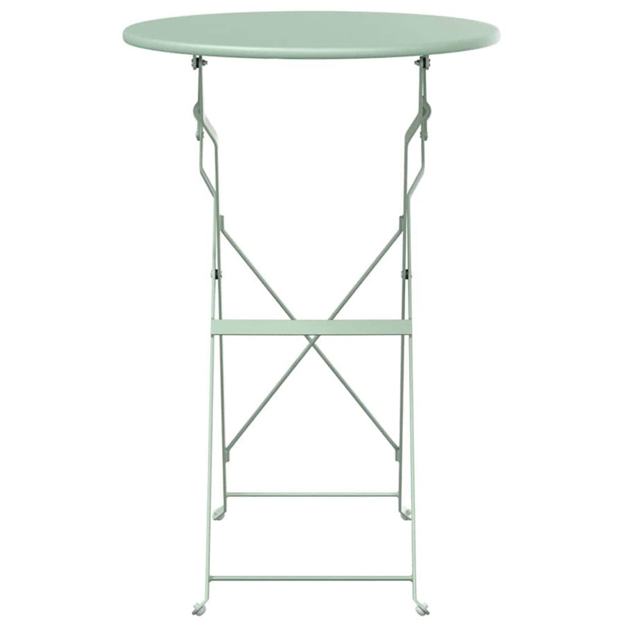 Bistrotafel Licht muntgroen Ø 50 x 71 cm Poedercoating staal