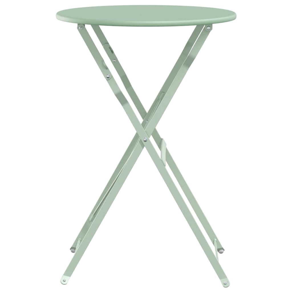 Bistrotafel Licht muntgroen Ø 50 x 71 cm Poedercoating staal