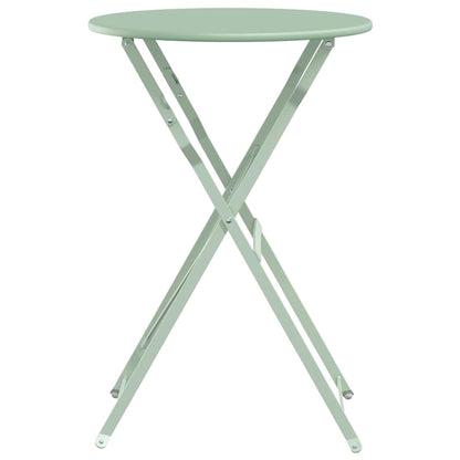 Bistrotafel Licht muntgroen Ø 50 x 71 cm Poedercoating staal