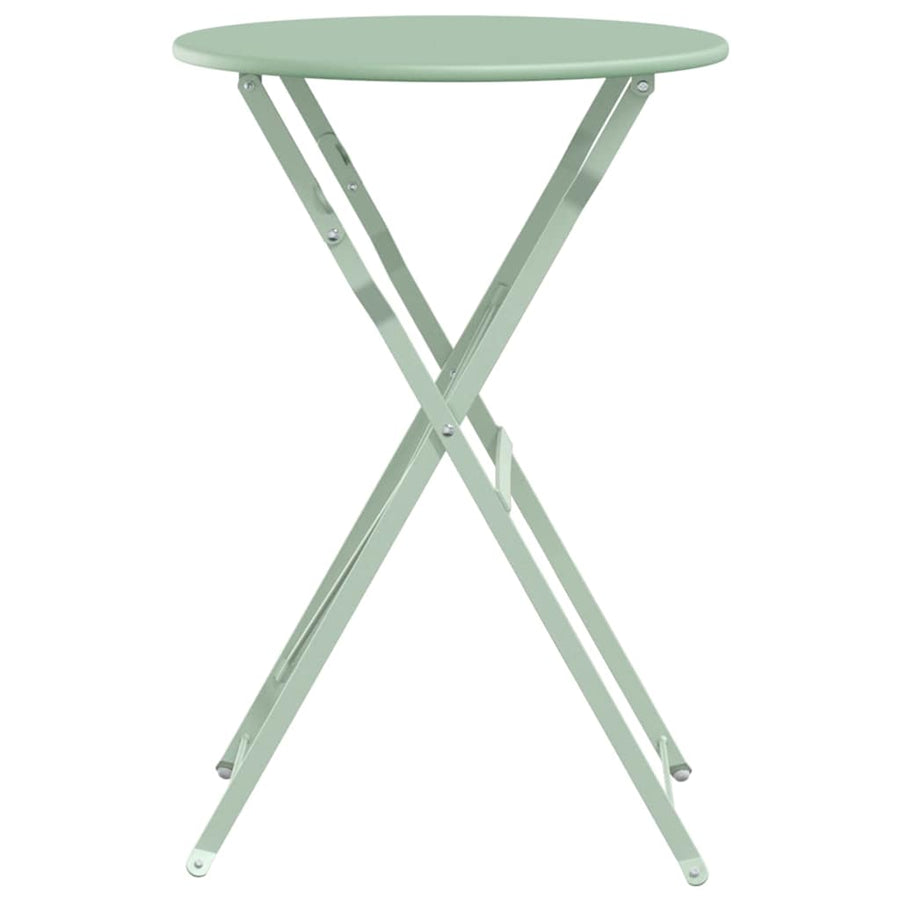 Bistrotafel Licht muntgroen Ø 50 x 71 cm Poedercoating staal