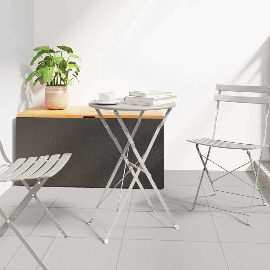 Bistrotafel Beige Ø 50 x 71 cm Poedercoating staal