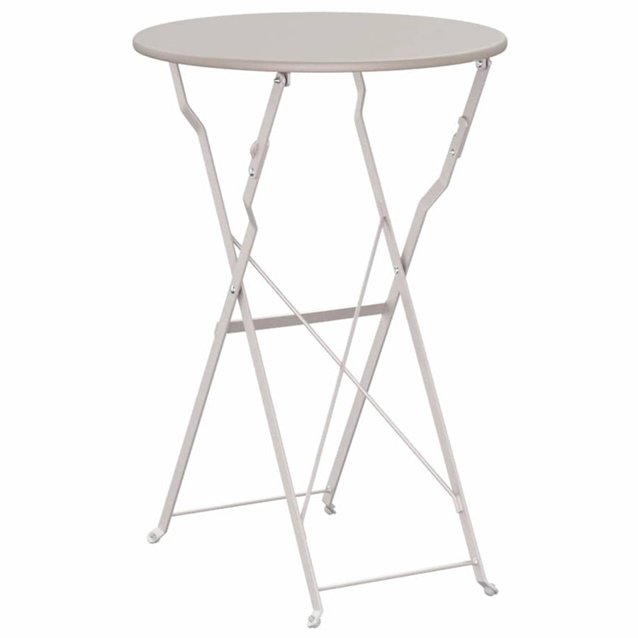 Bistrotafel Beige Ø 50 x 71 cm Poedercoating staal