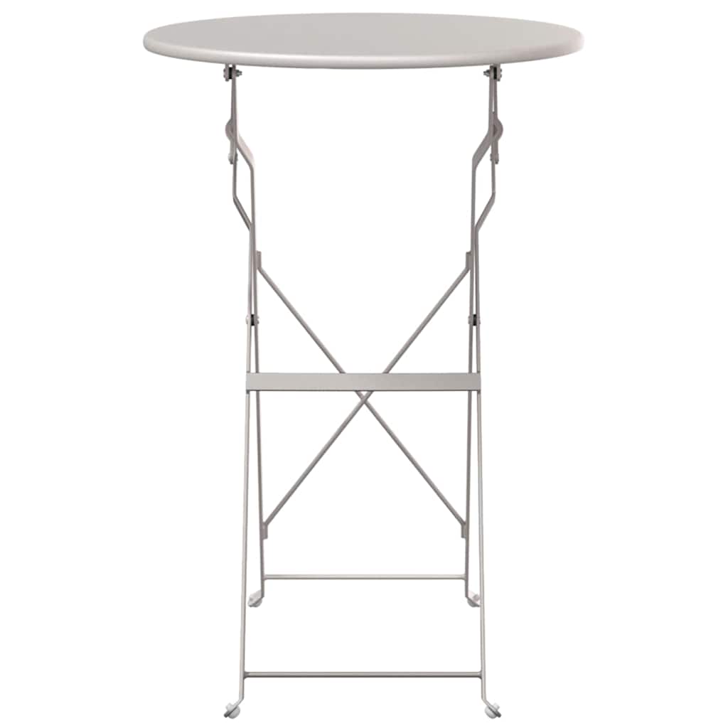Bistrotafel Beige Ø 50 x 71 cm Poedercoating staal