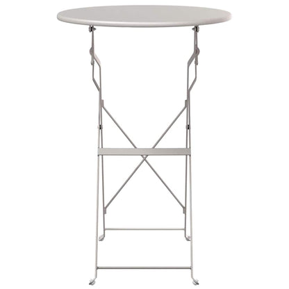 Bistrotafel Beige Ø 50 x 71 cm Poedercoating staal