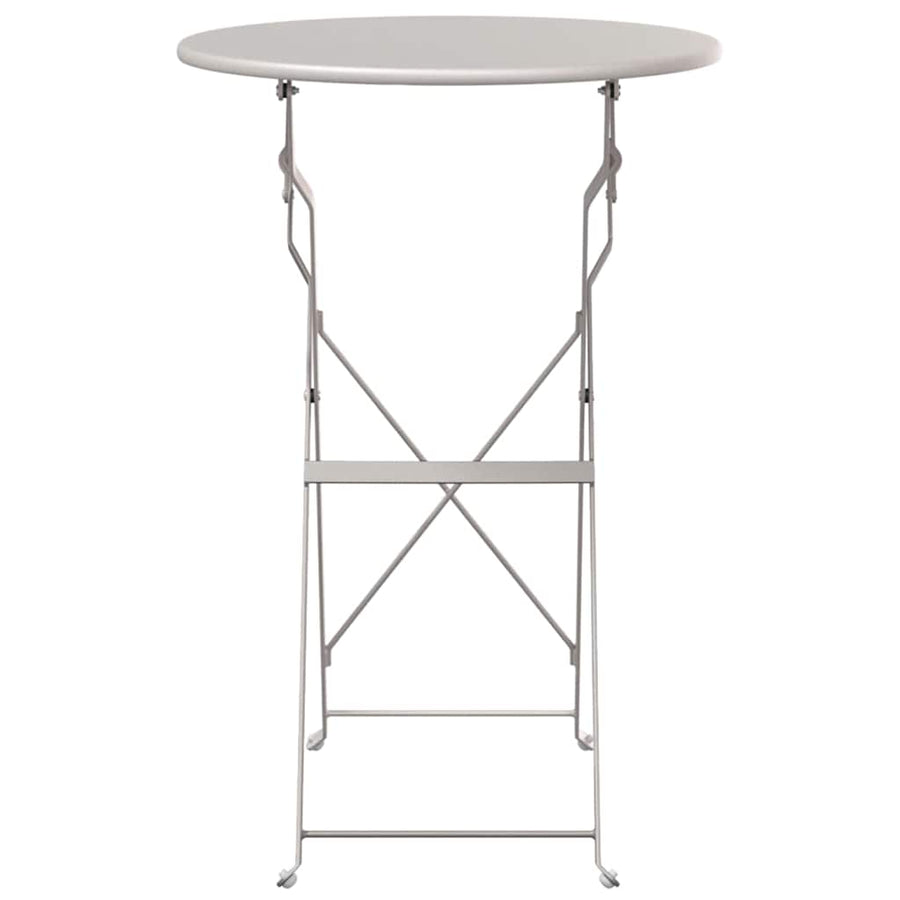Bistrotafel Beige Ø 50 x 71 cm Poedercoating staal