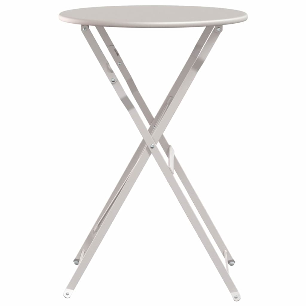 Bistrotafel Beige Ø 50 x 71 cm Poedercoating staal