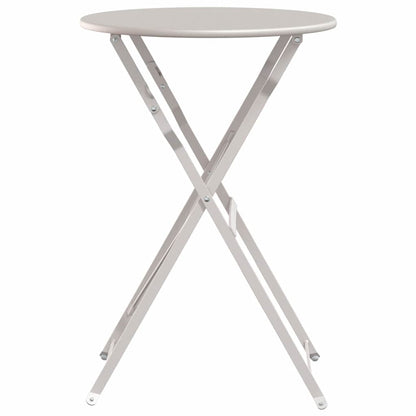 Bistrotafel Beige Ø 50 x 71 cm Poedercoating staal