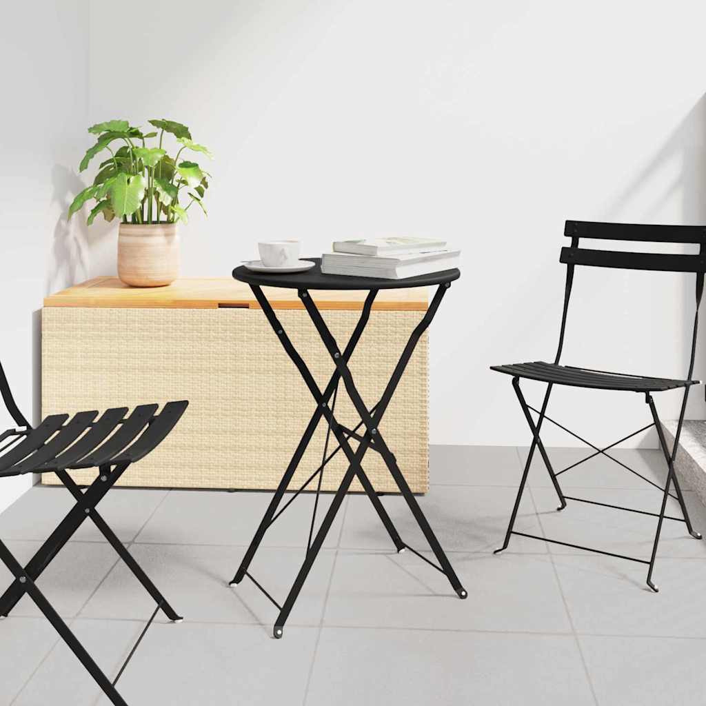 Bistrotafel Antraciet Ø 50 x 71 cm Poedercoating staal