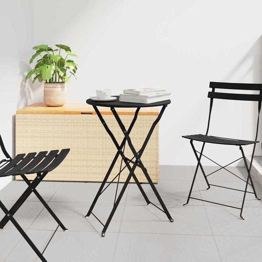 Bistrotafel Antraciet Ø 50 x 71 cm Poedercoating staal