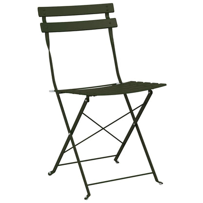 Vouw Bistro Set 3 pcs Bossen Staal