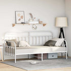 Bedframe daybed 107x203 cm wit staal