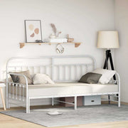 Daybed frame 90x200 cm wit gepoedercoat staal