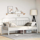 Daybed frame 100 x 190 cm wit gepoedercoat staal