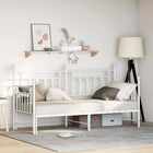 Daybed Frame White 75 x 190 cm Steel