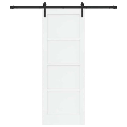 Schuifdeur Wit en zwart 73.5 x 198.5 cm