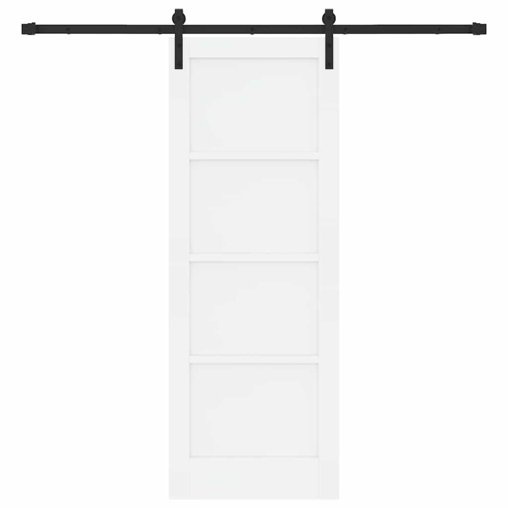 Schuifdeur Wit en zwart 73.5 x 198.5 cm