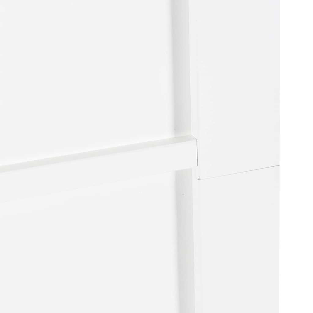 Schuifdeur Wit 61 x 198,5 cm Massief grenenhout en staal